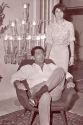 Abdollah Khan Ghavami front of Photo