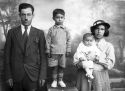 Habib & Parviz Ghavami with Mohammad Agha (Chauffeur) va Naneh Agha (Nanny)
