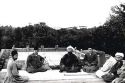 From left: Afkham-ol-Molk, Moayed-ol-Doleh, Imam Jomeh (?), Mohammad Reza Ghavam Mostashar-ol-Molk. and ...?