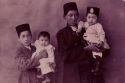 Abdollah Khan and Azizollah Khan Ghavami front of Photo